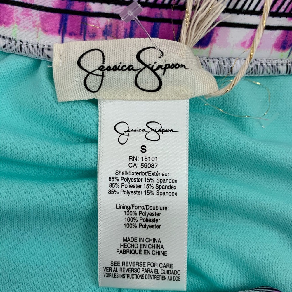 Jessica Simpson Limelight Tribal Bikini Bottom S16 - Picture 5 of 9